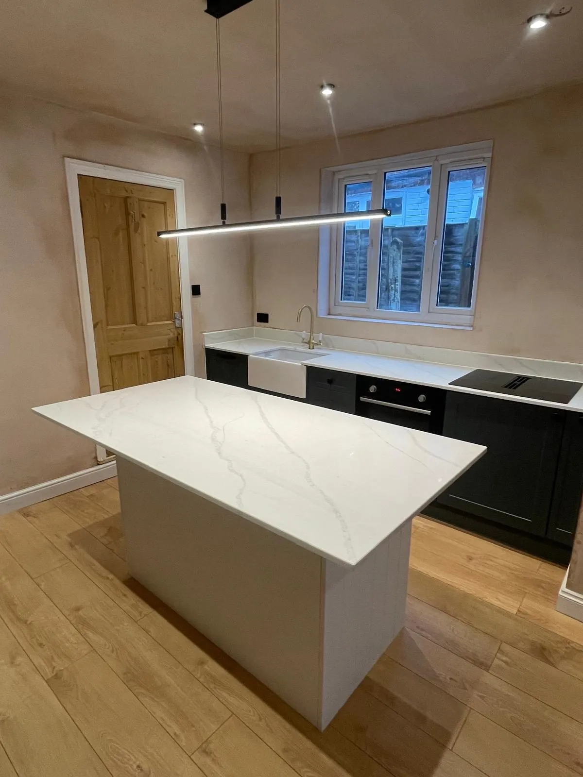 Renovations kitchen island pendant egham by Trade Square