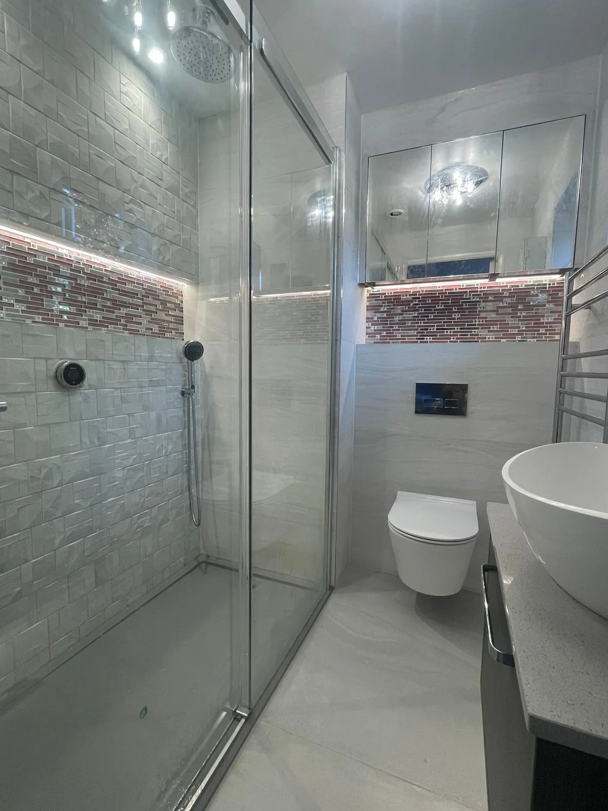 Shower room renovation in Egham after work by Trade Square