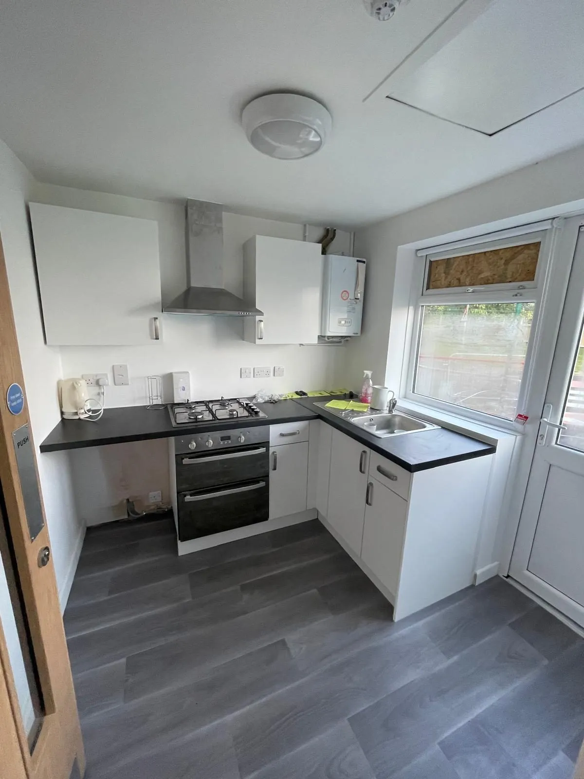 Commercial renovation egham after staff kitchen by Trade Square