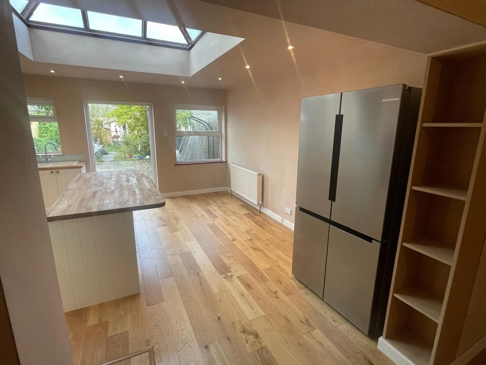 Home renovation egham after kitchen diner skylight by Trade Square