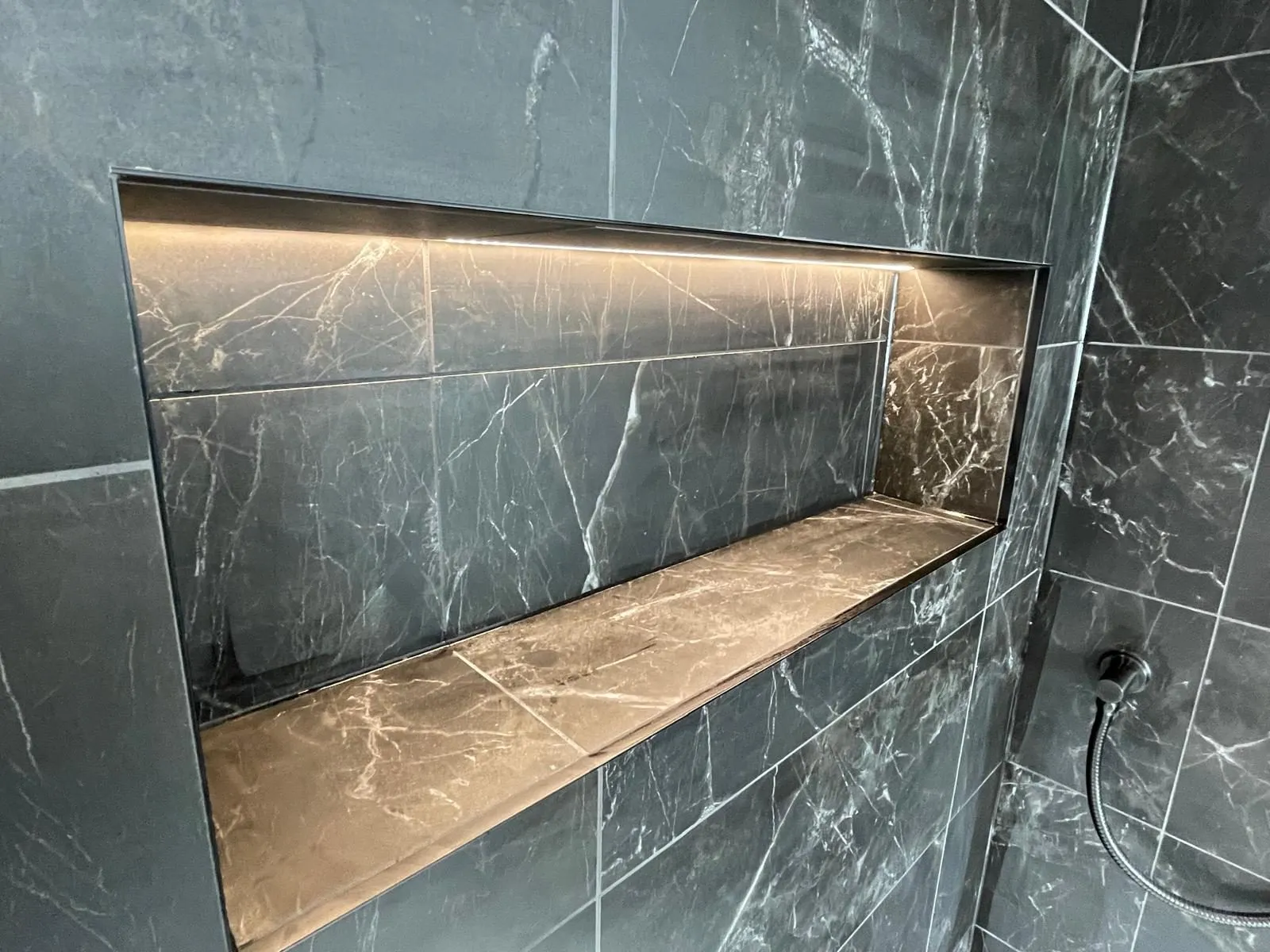 Bathroom tiling shower niche egham by Trade Square