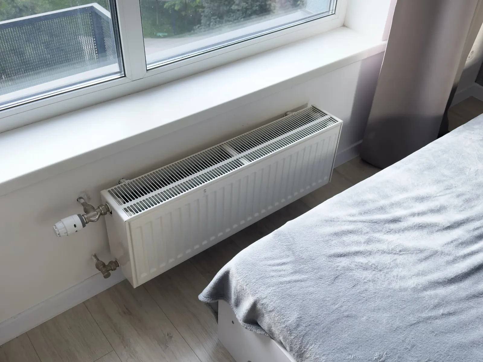 Radiator in a UK home