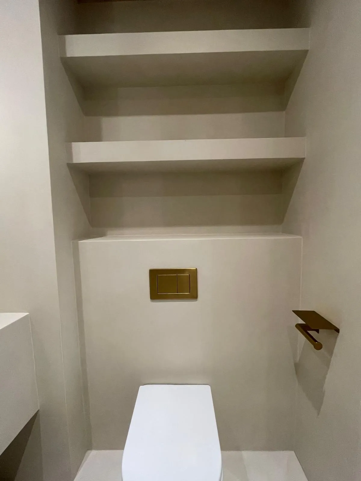 Concealed-cistern WC installed by a plumber in Egham
